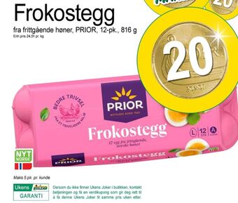 Joker Prior egg tilbud