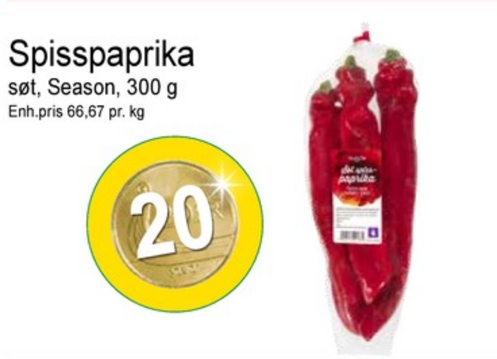 Joker Season paprika tilbud