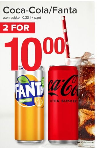 Eurospar Coca-cola zero brus tilbud