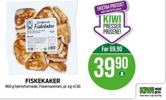 Kiwi Fiskemannen fiskekaker tilbud