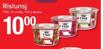 Eurospar Tine yoghurt tilbud
