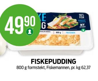 Kiwi Fiskemannen fiskepudding tilbud
