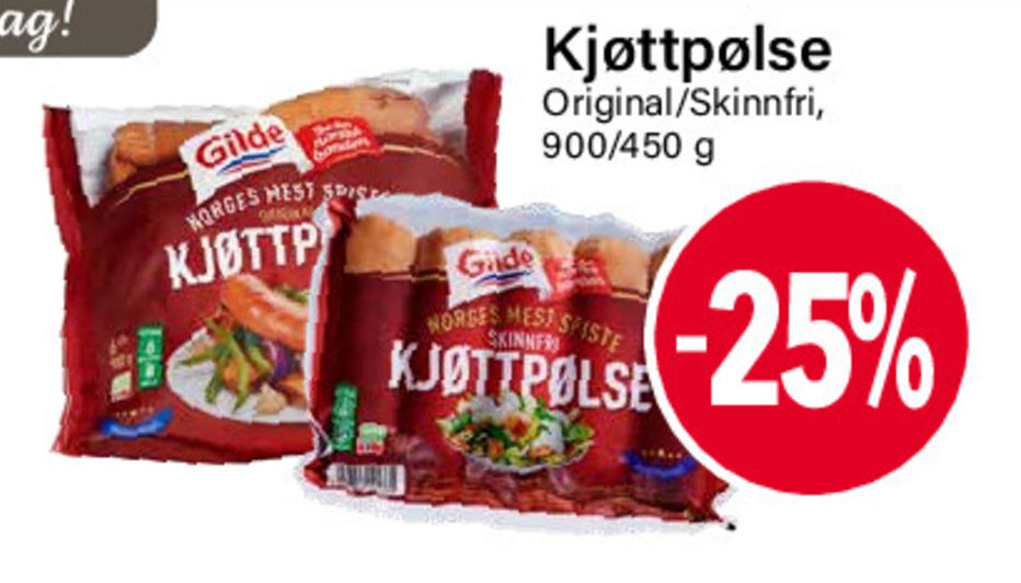 Nærbutikken Kjøttpølse tilbud
