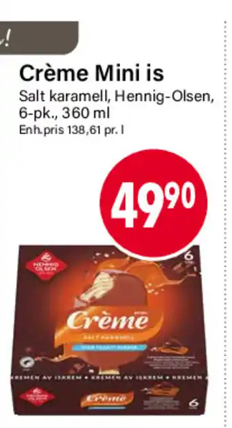 Nærbutikken Crème Mini Is tilbud