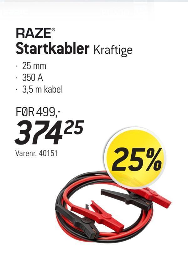 Thansen Startkabler tilbud
