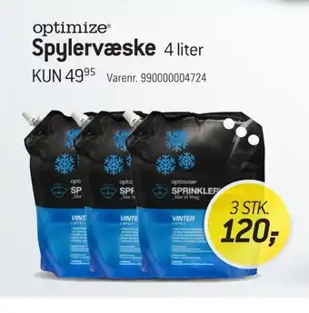 Thansen Spylervæske 4 liter tilbud