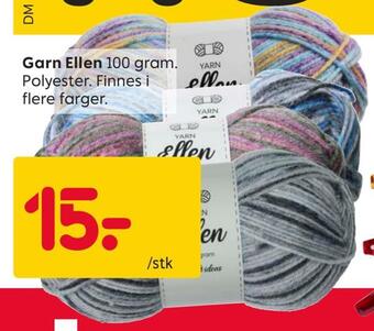 Rusta Garn ellen tilbud