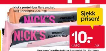 Rusta Nick's proteinbar tilbud