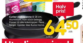 Rusta Cutler stekepanne tilbud