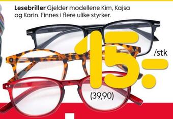 Rusta Lesebriller tilbud