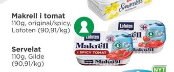 Meny Makrell i tomat tilbud