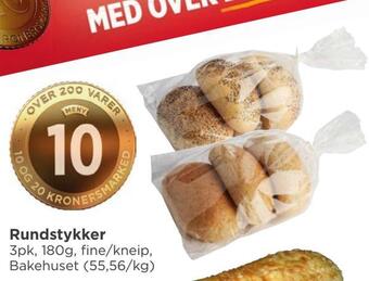 Meny Rundstykker tilbud
