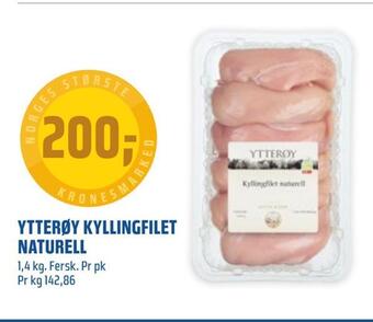 Coop Obs Ytterøy kyllingfilet naturell tilbud