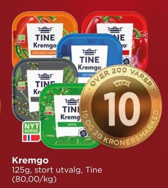 Meny Kremgo tilbud