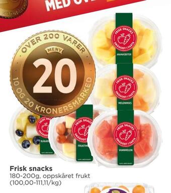Meny Frisk snacks tilbud