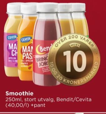 Meny Cevita smoothie tilbud