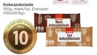 Meny Eldorado kokesjokolade tilbud