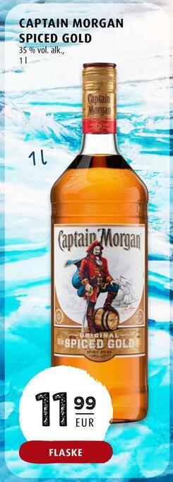 Scandinavian Park Captain morgan spiced gold tilbud