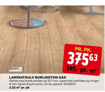 jem & fix Laminatgulv burlington oak tilbud