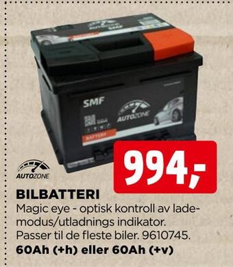 jem & fix Bilbatteri tilbud