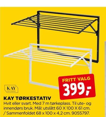 jem & fix Kay tørkestativ tilbud