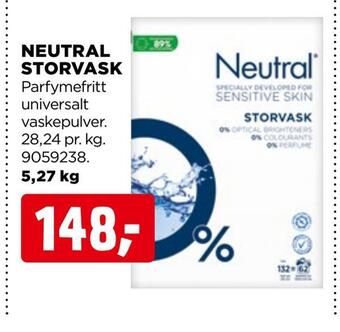 jem & fix Neutral storvask tilbud