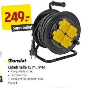 Jula Kabelsnelle 15 m, IP44 tilbud