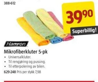 Jula Mikrofiberkluter 5-pk tilbud
