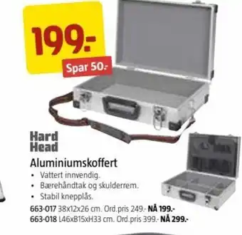 Jula Aluminiumskoffert tilbud