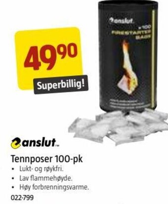 Jula Tennposer 100-pk tilbud