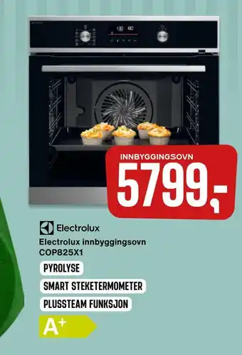 Skousen Electrolux innbyggingsovn cop825x1 tilbud