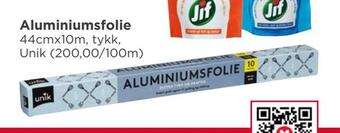 Meny Aluminiumsfolie tilbud