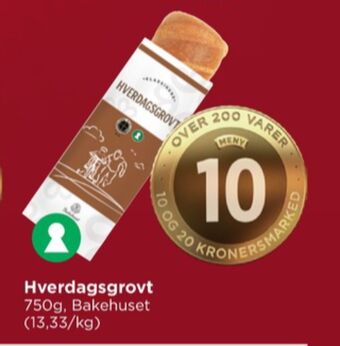 Meny Bakehuset brød tilbud