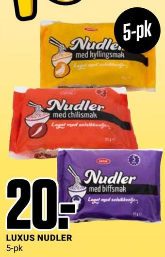 Europris Luxus nudler tilbud
