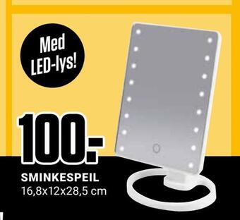Europris Sminkespeil tilbud