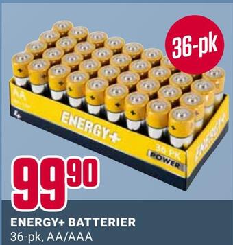 Europris Energy+ batterier tilbud