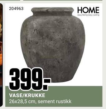Europris Vase/krukke tilbud