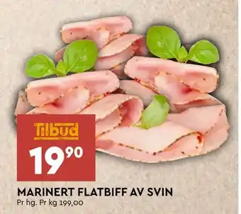 Coop Mega Marinert flatbiff av svin tilbud