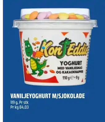 Coop Obs Vaniljeyoghurt m/sjokolade tilbud