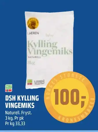 Coop Obs Dsh kylling vingemiks tilbud