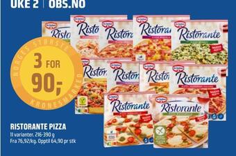 Coop Obs Ristorante pizza tilbud