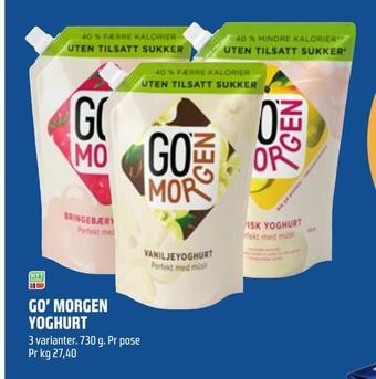 Coop Obs Go' morgen yoghurt tilbud