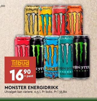 Coop Mega Monster energidrikk tilbud