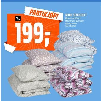 Coop Obs Mjuk sengesett tilbud