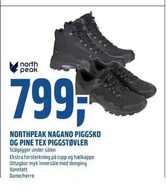 Coop Obs Northpeak nagano piggsko og pine tex piggstøvler tilbud