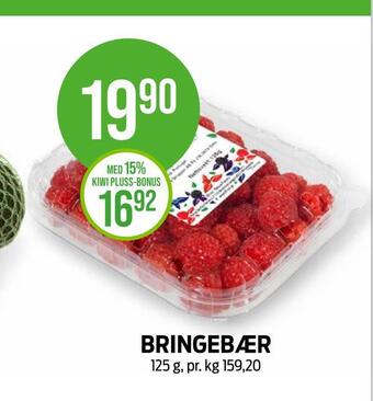 Kiwi Bringebær tilbud