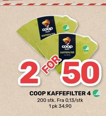 Coop Marked Coop kaffefilter 4 tilbud