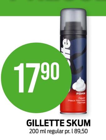 Kiwi Gillette skum tilbud