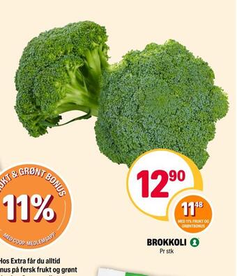 Coop Extra Brokkoli tilbud