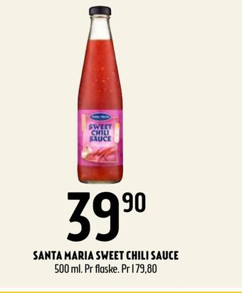 Coop Prix Santa maria sweet chili sauce tilbud